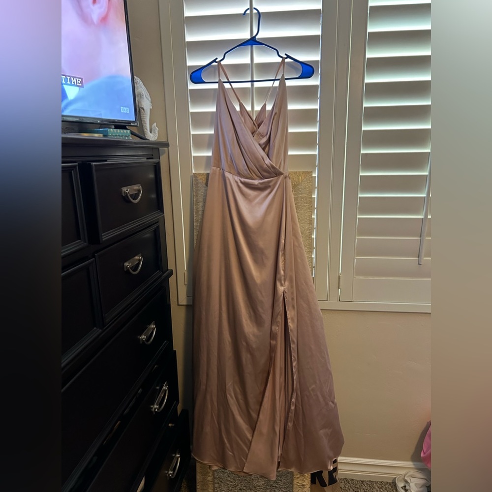 Gown length dress work once bought at David’s bridal
